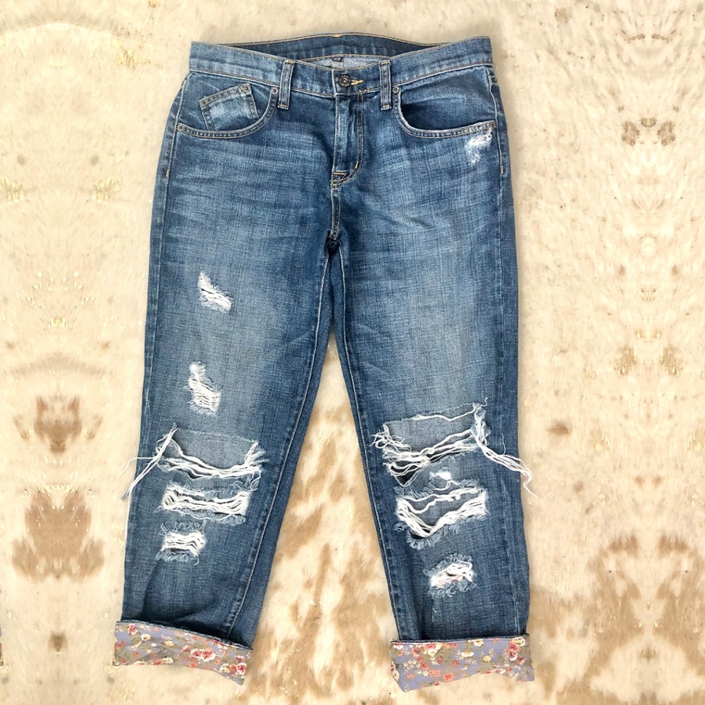 Carmar Distressed Boyfriend Jeans